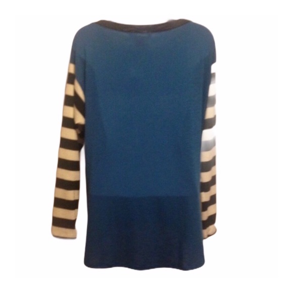 Color Block & Stripes Sweater - Picture 2 of 2